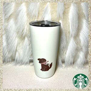 🎄🐕 NWT 2025 Starbucks x MiiR Christmas/Holiday Puppy Grande (16oz) SS Tumbler
